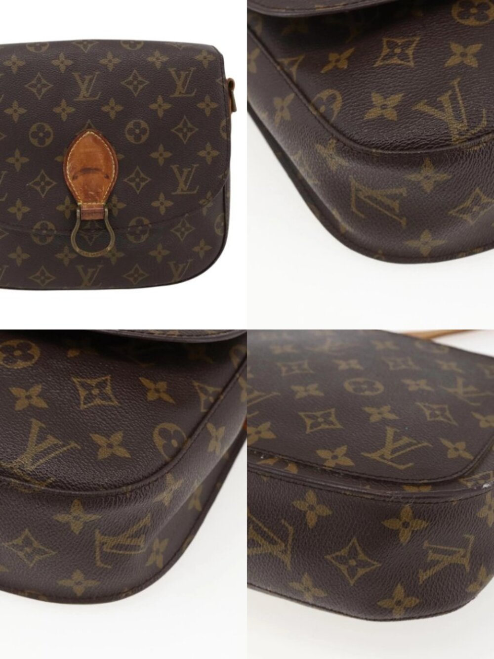 LOUIS VUITTON Monogram Saint Cloud GM Shoulder Bag M51242 LV Auth 171997 - Picture 16 of 16